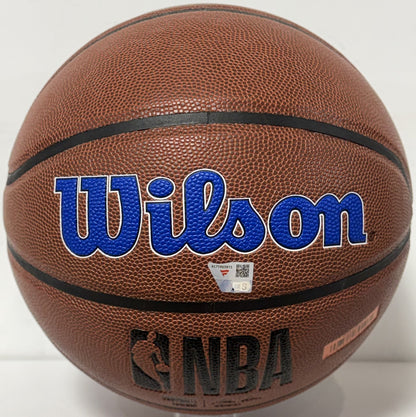 Karl Anthony Towns Signed Wilson Knicks Logo Basketball NY Forever Auto Fanatics