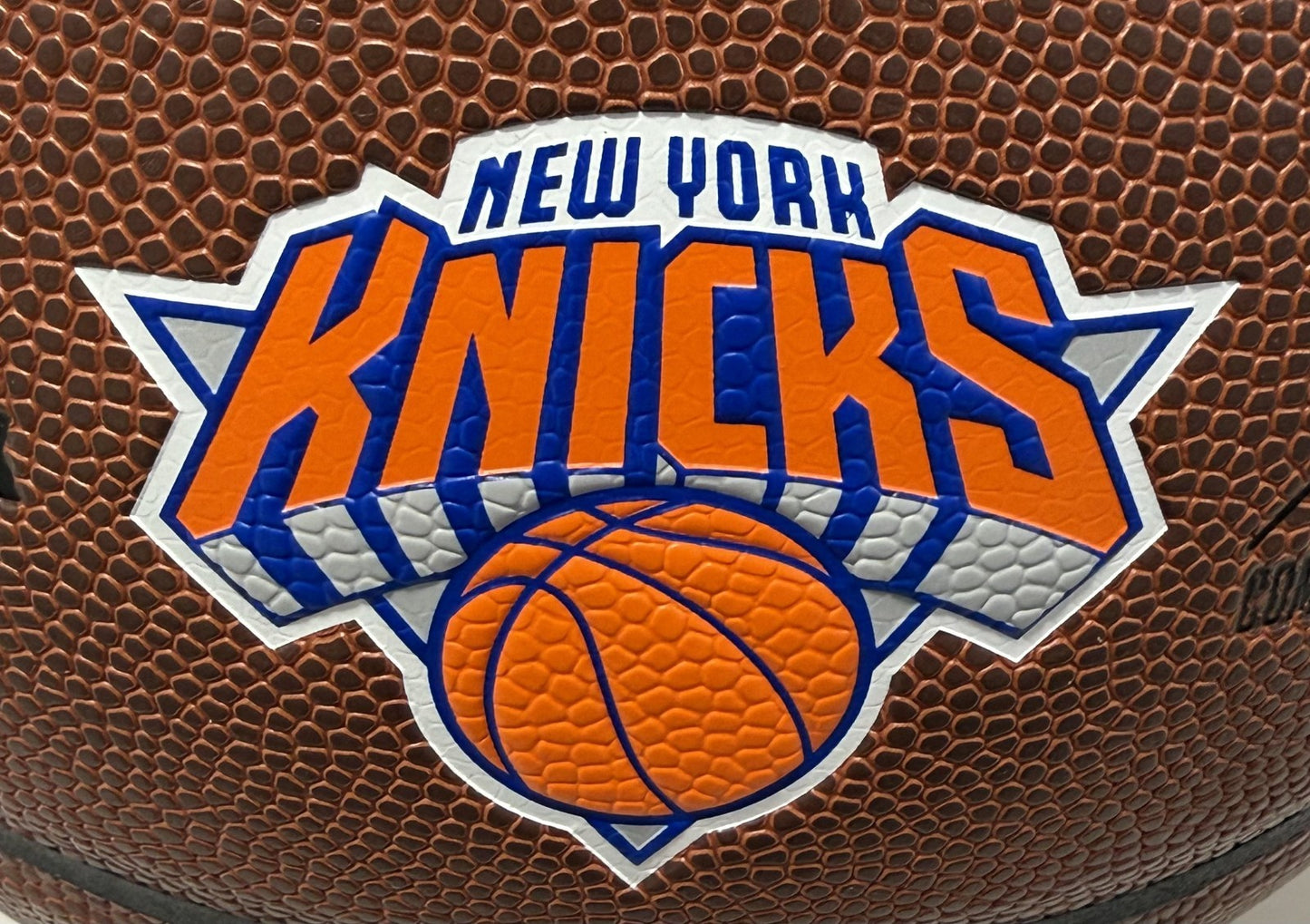 Karl Anthony Towns Signed Wilson Knicks Logo Basketball NY Forever Auto Fanatics