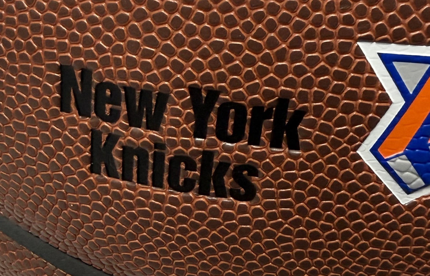 Karl Anthony Towns Signed Wilson Knicks Logo Basketball NY Forever Auto Fanatics