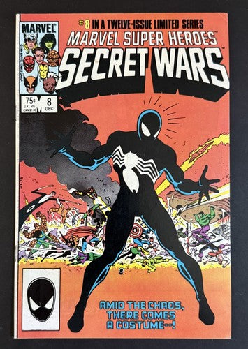 Marvel Super Heroes Secret Wars # 8  - 1984 1st Black Suit Symbiote  Vg