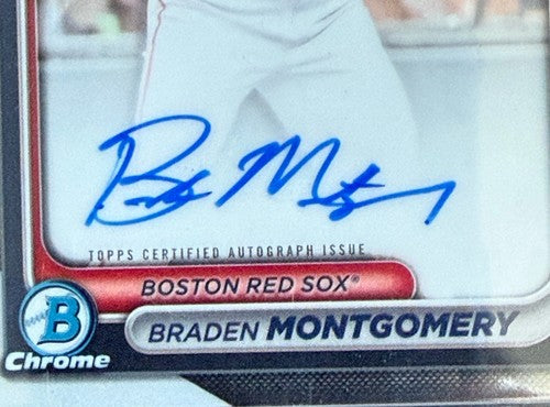 Braden Montgomery 2024 Bowman Draft Psa 10 1st Bowman Auto Gem Mint Rookie Rc