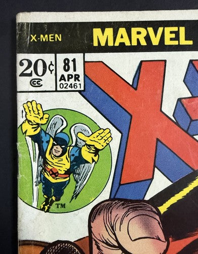 The X-Men #81 Marvel Comics April 1973 Introducing The Outcast