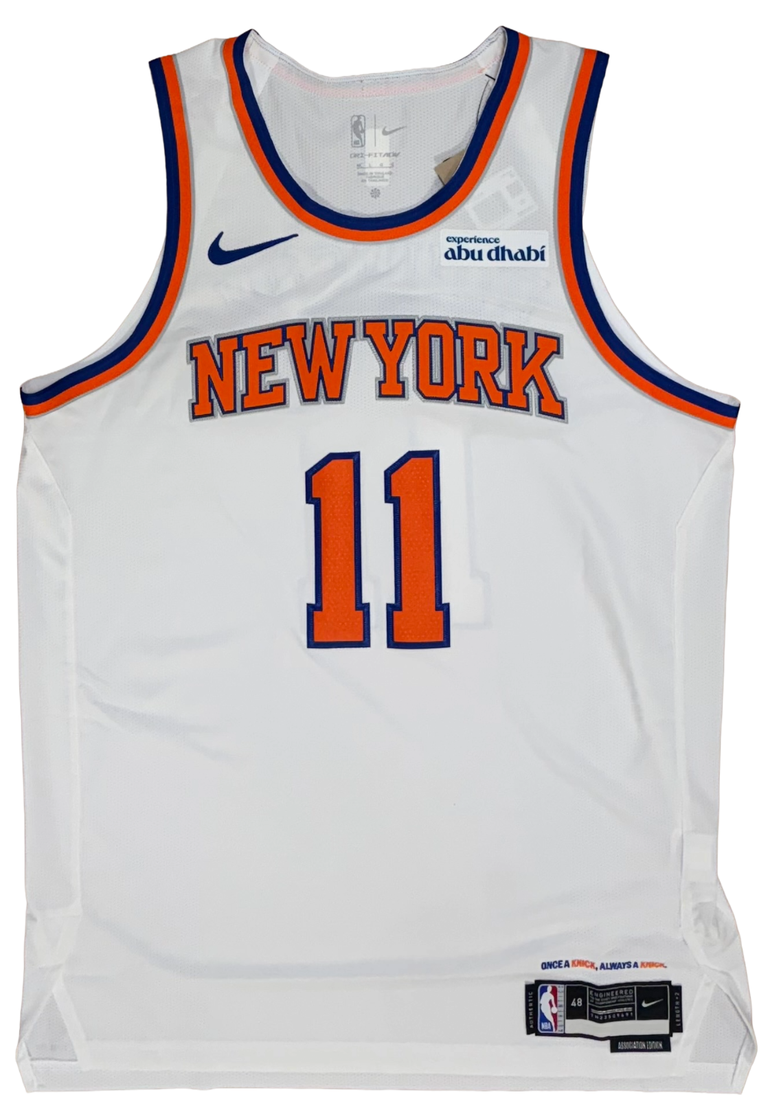 Jalen Brunson Signed Authentic Nike Association Jersey Knicks Auto Fanatics COA