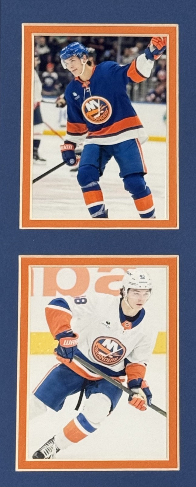 Matthew Schaefer 24x28 Framed Photo Collage Islanders '26 NHL Rookie Of The Year
