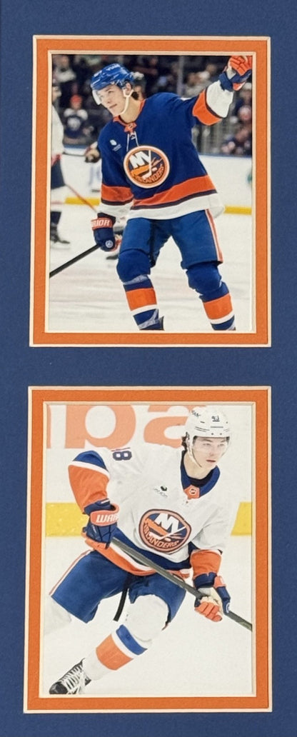 Matthew Schaefer 24x28 Framed Photo Collage Islanders '26 NHL Rookie Of The Year
