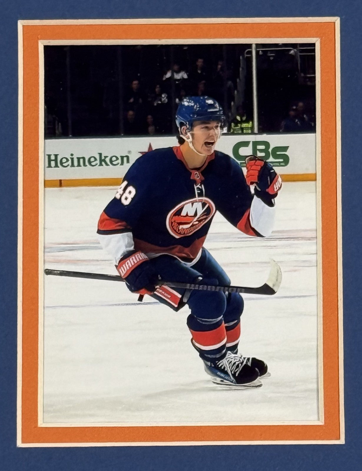 Matthew Schaefer 24x28 Framed Photo Collage Islanders '26 NHL Rookie Of The Year