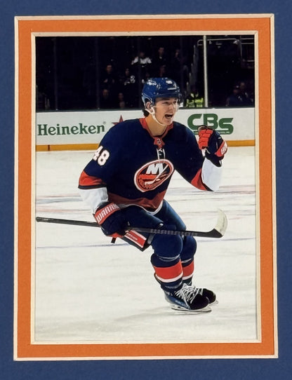 Matthew Schaefer 24x28 Framed Photo Collage Islanders '26 NHL Rookie Of The Year