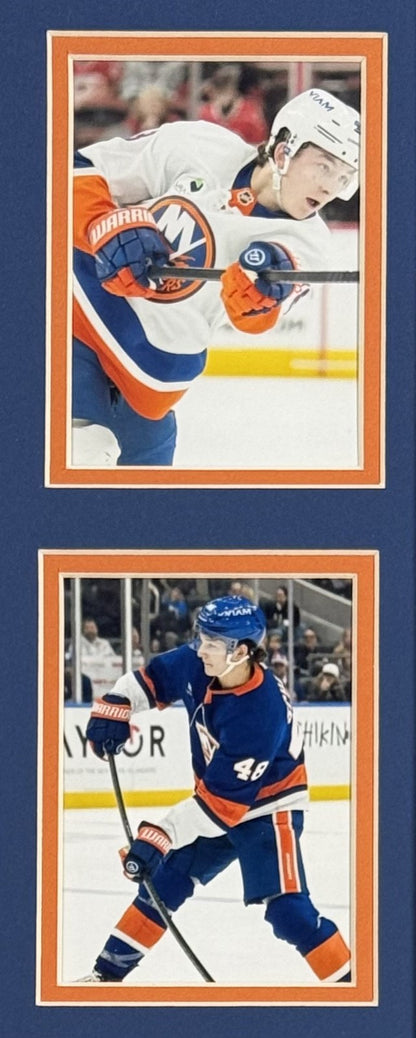 Matthew Schaefer 24x28 Framed Photo Collage Islanders '26 NHL Rookie Of The Year