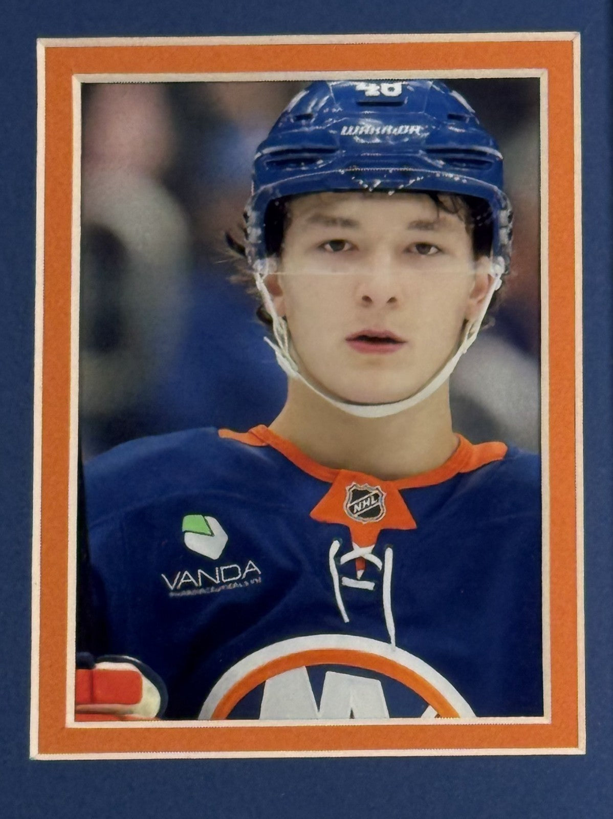 Matthew Schaefer 24x28 Framed Photo Collage Islanders '26 NHL Rookie Of The Year