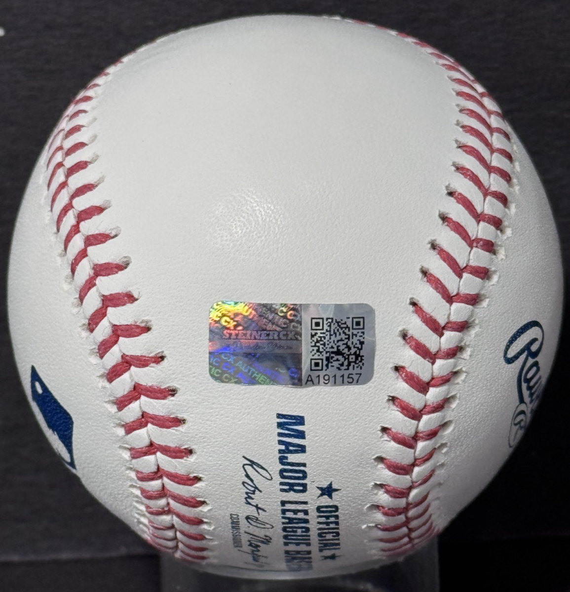 Ben Rice Signed Official MLB Baseball Ben Arroz Auto Steiner COA NY Yankees