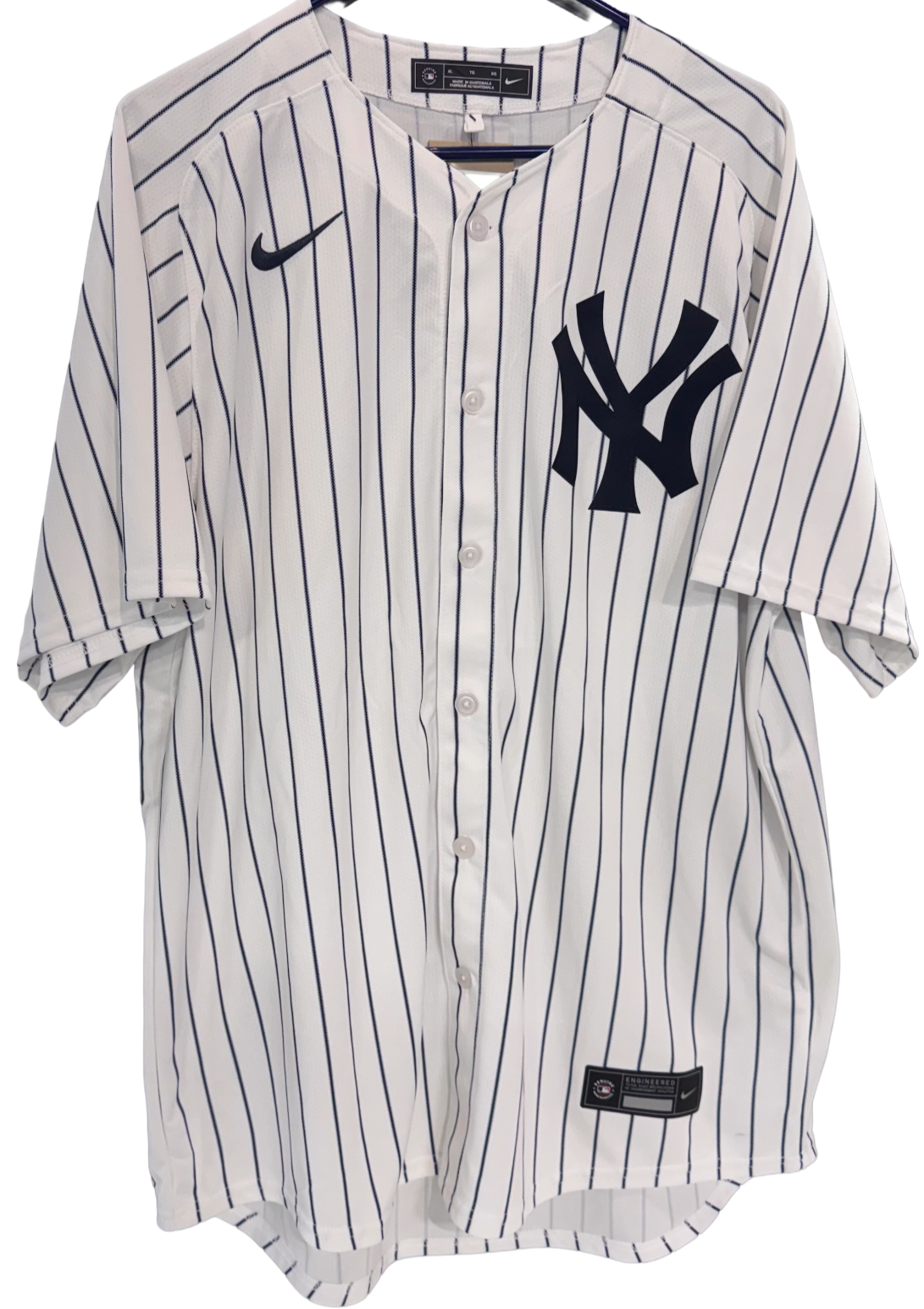 Ben Rice Signed New York Yankees #22 Nike Jersey Size XL 4 Stat Auto Steiner COA