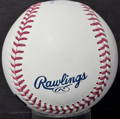Ben Rice Signed Official Baseball Yankees Mlb Debut 1st Hit Auto /22 Steiner COA