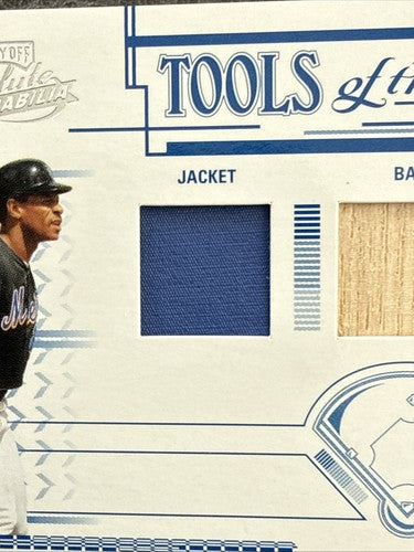 Rickey Henderson Ny Mets 2005 Tools of The Trade Game Used Bat Jersey Pants /100