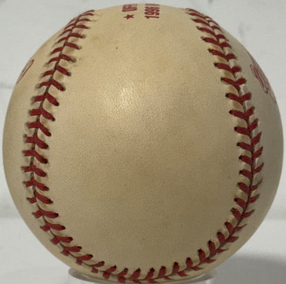 Derek Jeter Signed 1996 Official World Series Baseball HOF NY Yankees Auto COA