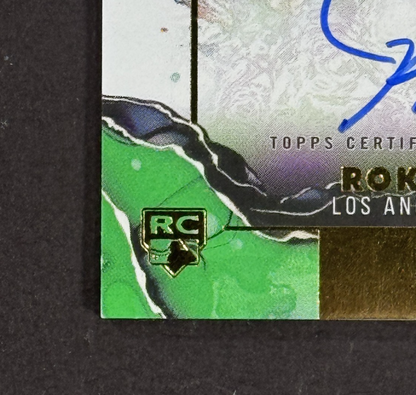 2025 Topps Inception Roki Sasaki Rookie Auto LE  /75 #RESA-RS LA Dodgers RC Mint