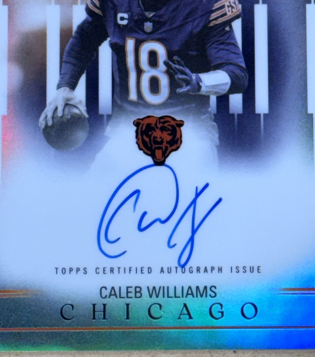 Topps 2025 Signature Class Caleb Williams Auto #SCL-CW Chicago Bears QB Mint
