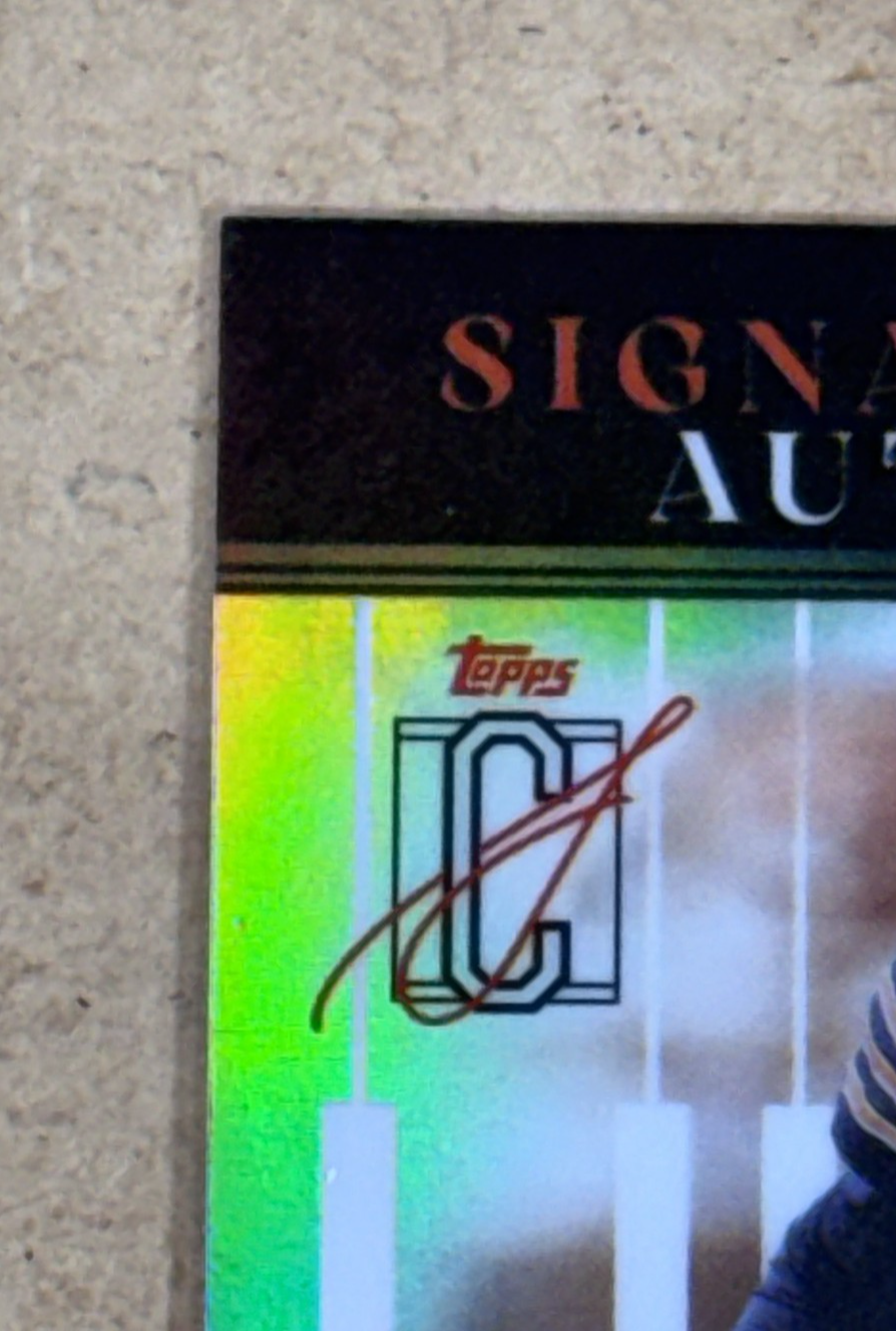 Topps 2025 Signature Class Caleb Williams Auto #SCL-CW Chicago Bears QB Mint
