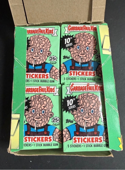 47/48 Packs 1987 Topps Garbage Pail Kids 10th Series Wax Box 25 Cents Box Rare