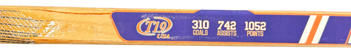 Denis Potvin #5 NY Islanders Career Stat Hockey Stick /250 4x Stanley Cup HOF