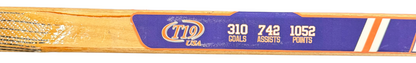 Denis Potvin #5 NY Islanders Career Stat Hockey Stick /250 4x Stanley Cup HOF