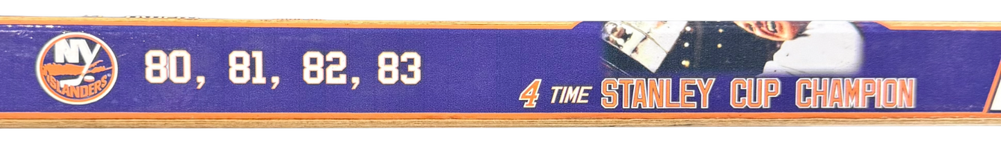 Denis Potvin #5 NY Islanders Career Stat Hockey Stick /250 4x Stanley Cup HOF