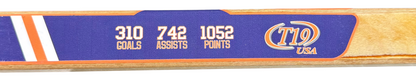 Denis Potvin #5 NY Islanders Career Stat Hockey Stick /250 4x Stanley Cup HOF