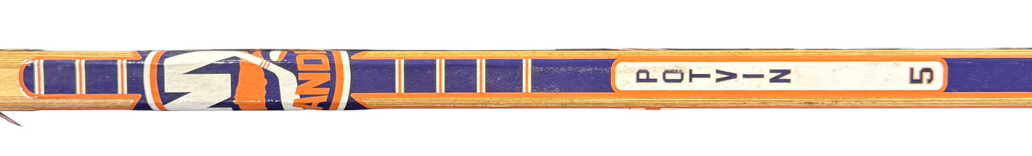 Denis Potvin #5 NY Islanders Career Stat Hockey Stick /250 4x Stanley Cup HOF