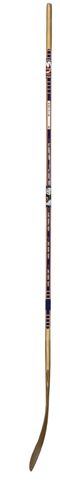Denis Potvin #5 NY Islanders Career Stat Hockey Stick /250 4x Stanley Cup HOF