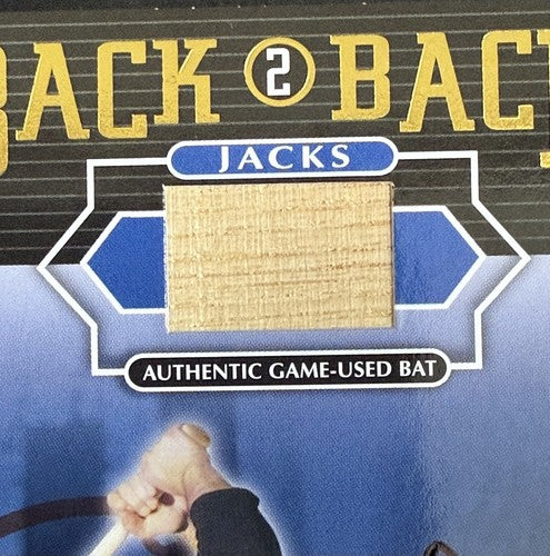 2001 Donruss Elite YOGI BERRA Back 2 Back Jacks Game Used Bat Auto 2/100 Yankees