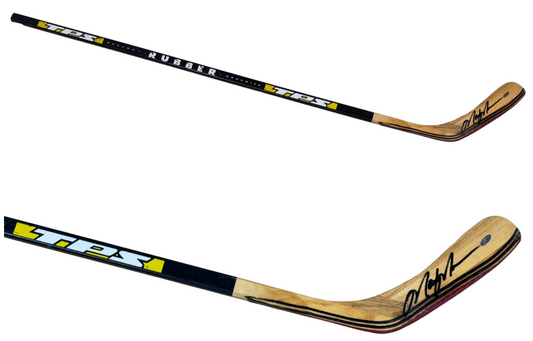 Mark Messier Signed TPS Game Model Stick Auto Steiner Holo COA NY Rangers HOF