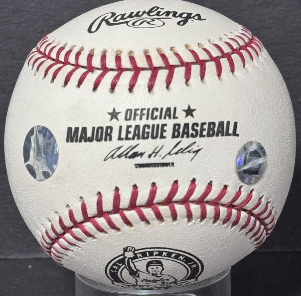 Cal Ripken Jr Signed Commemorative Official MLB Baseball Auto MLB Holo Orioles