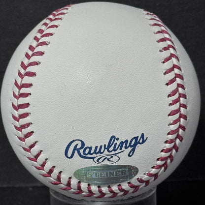 Philip Hughes Signed Official MLB Baseball Auto Steiner MLB Holo COA NY Yankees