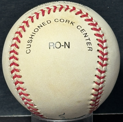Chuck Yeager Air Force Pilot Signed Official NL Baseball Broke Speed Of Sound
