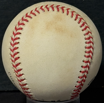 Chuck Yeager Air Force Pilot Signed Official NL Baseball Broke Speed Of Sound