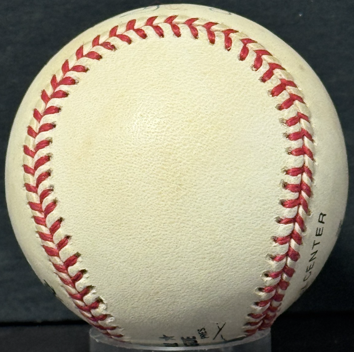 Chuck Yeager Air Force Pilot Signed Official NL Baseball Broke Speed Of Sound