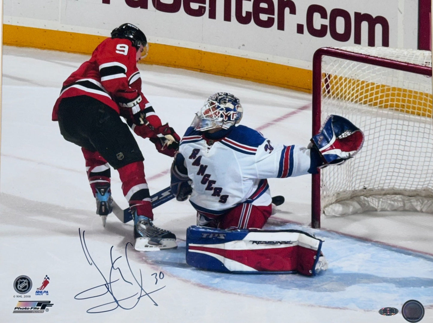 Henrik Lundqvist Signed 16x20 Framed Photo Steiner Holo COA NY Rangers HOF