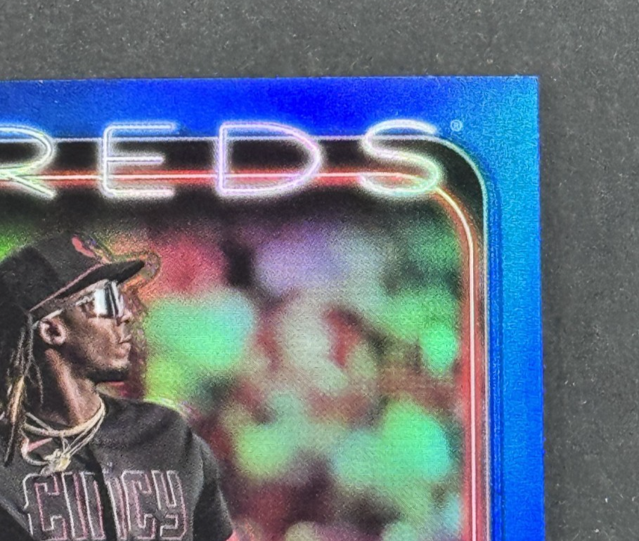 2024 Topps Chrome Elly De La Cruz Blue Auto /150 RC #RA-EDLC Reds Rookie Mint