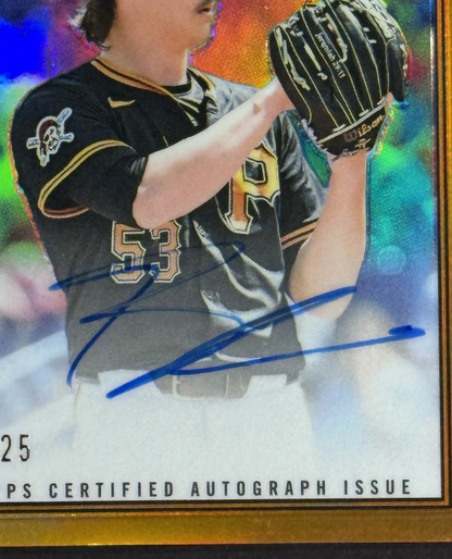 2026 Topps Heritage Bubba Chandler Orange RC Auto 25/25 Pirates Rookie Mint