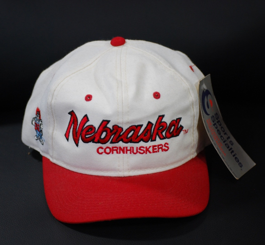Vintage Sports Specialties Nebraska Cornhuskers Snapback Hat New NWT Rare