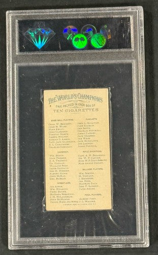 1887 N28 Allen & Ginter Wrestler Young Bibby Geo Mehling Graded 7 Nm Near Mint