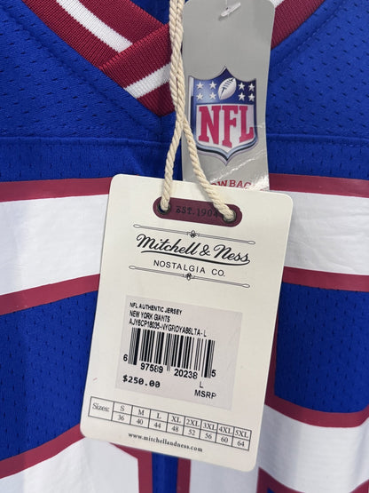 Lawrence Taylor Signed Mitchell & Ness Auth Jersey W/Patch Giants Auto Fanatics