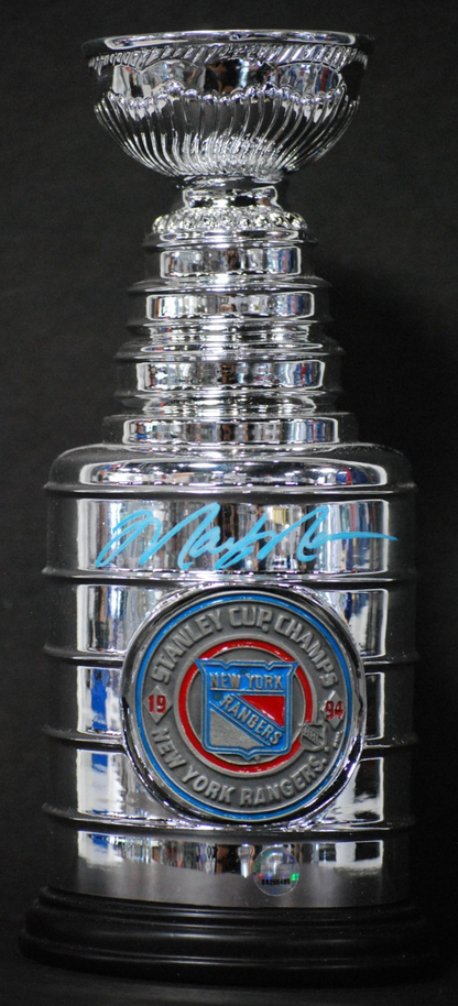 Mark Messier Signed Mini Stanley Cup Auto Steiner COA NY Rangers HOF