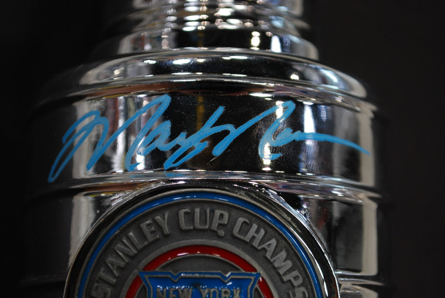 Mark Messier Signed Mini Stanley Cup Auto Steiner COA NY Rangers HOF