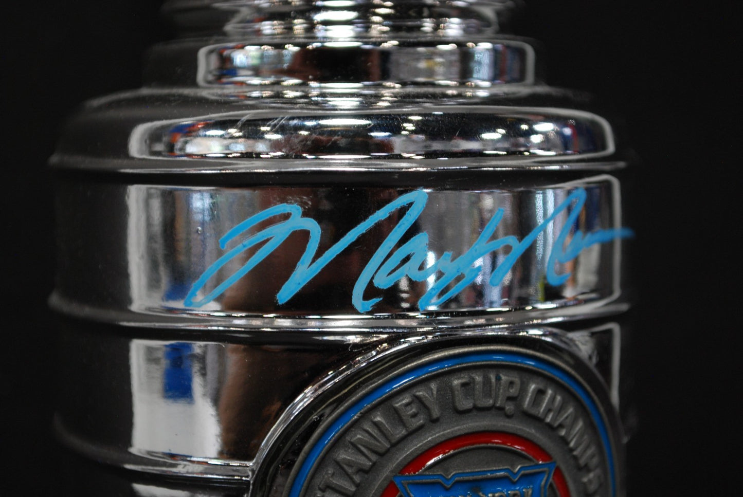 Mark Messier Signed Mini Stanley Cup Auto Steiner COA NY Rangers HOF