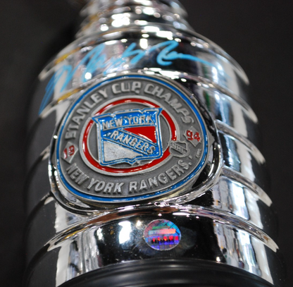 Mark Messier Signed Mini Stanley Cup Auto Steiner COA NY Rangers HOF