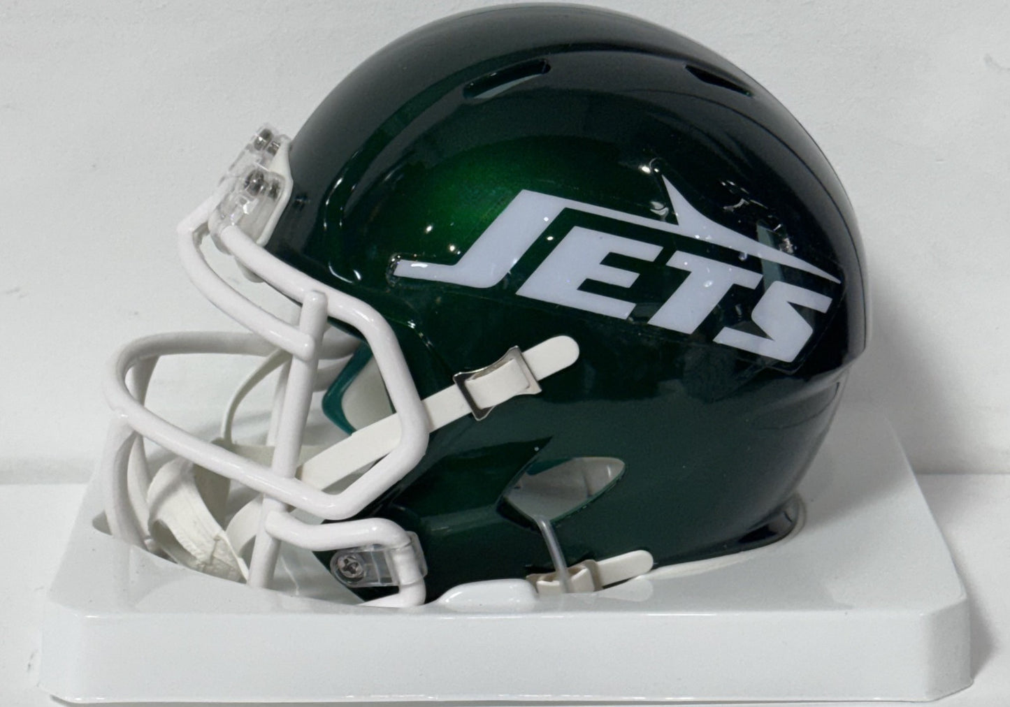 Garrett Wilson Signed NY Jets Speed Mini Helmet Auto Fanatics COA