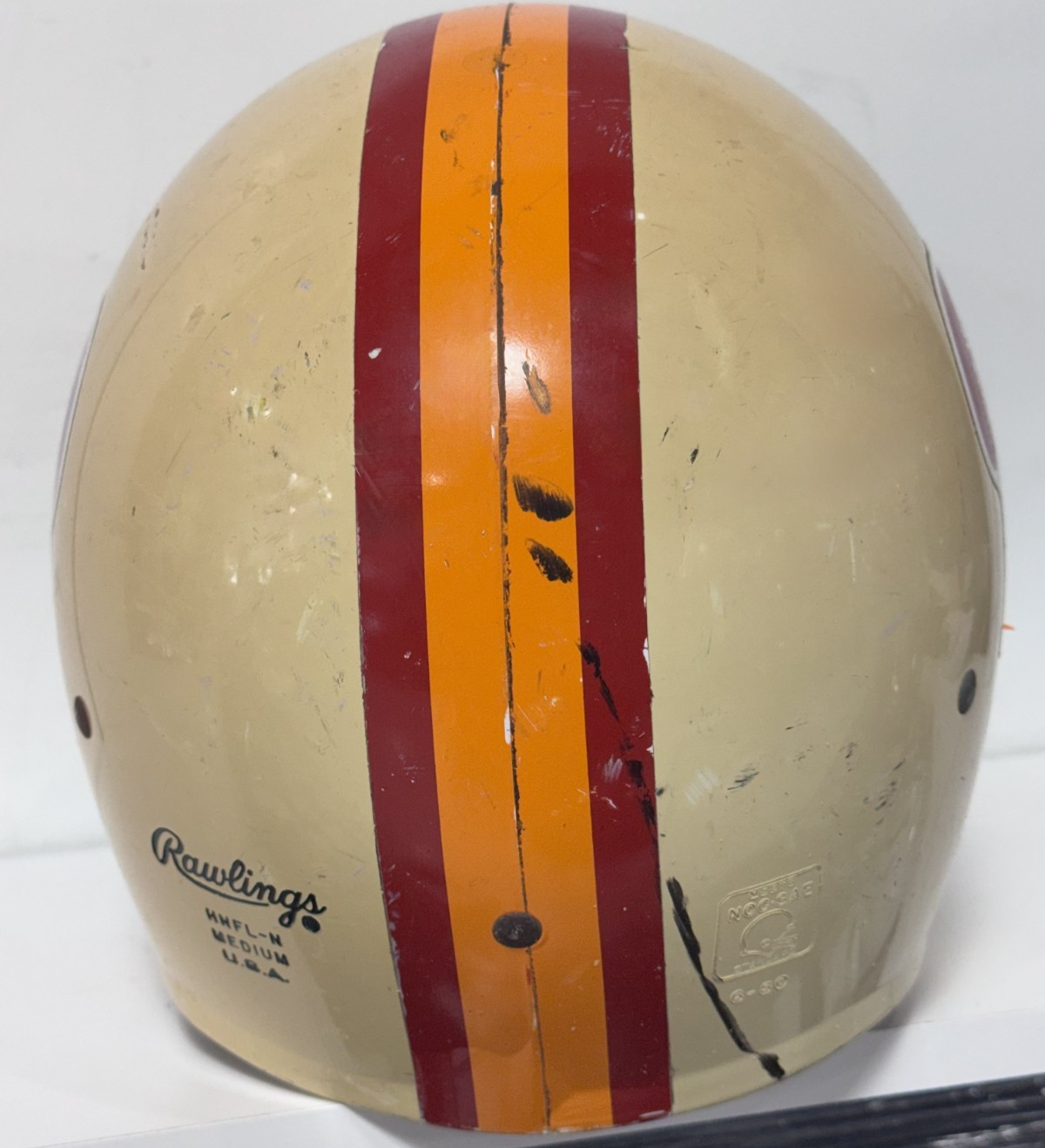 Tampa Bay Buccaneers Vintage Rawlings Football Helmet Size M