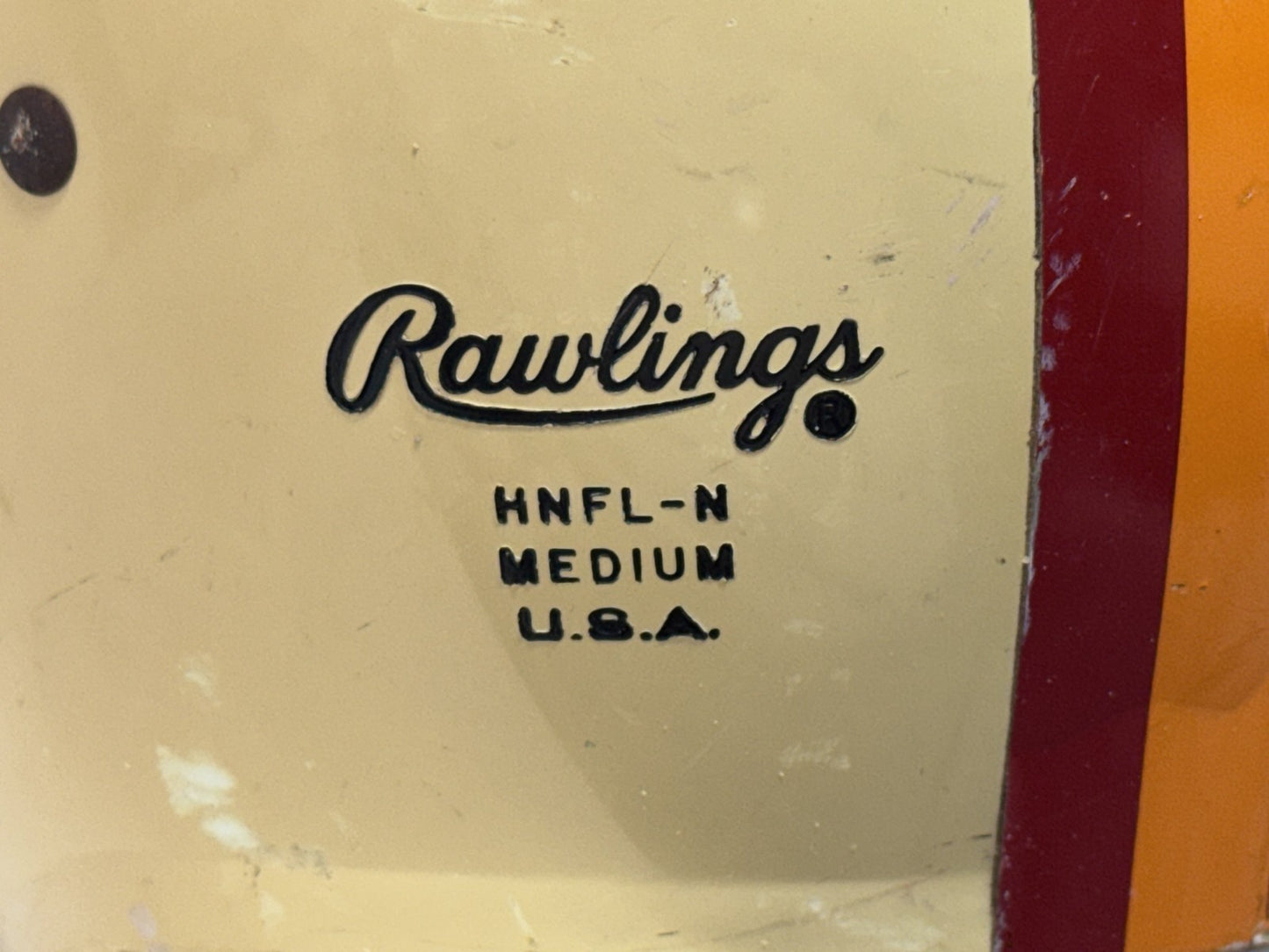 Tampa Bay Buccaneers Vintage Rawlings Football Helmet Size M