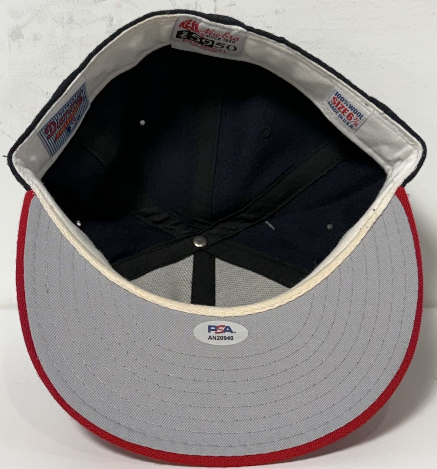 Tom Glavine Hof Steve Avery Signed New Era Pro Game Hat Braves NWT Auto PSA Coa