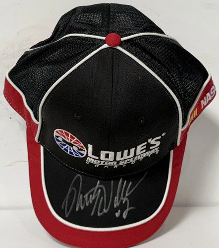 Rusty Wallace Signed Chase Authentics Lowes Motor Speedway Hat NASCAR Auto PSA